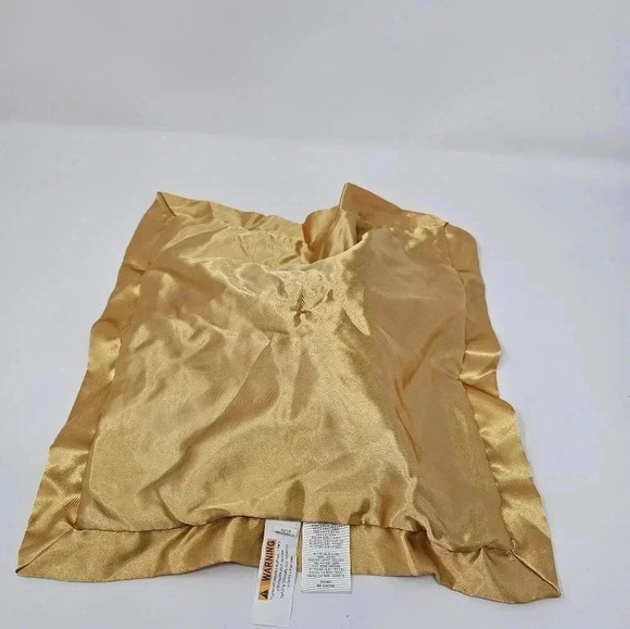 Cloud Island Brown Puppy Dog Lovey Satin Trim Swirl Baby Security Blanket 14" - Picture 5 of 7